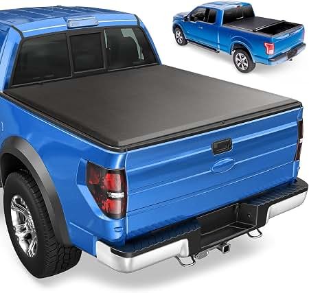 Autobull soft roll-up tonneau cover on a Ford F-150