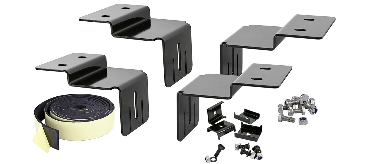 Autobull bed rail mounting kit for tonneau covers