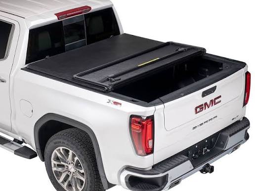 Hard top tri-fold tonneau cover
